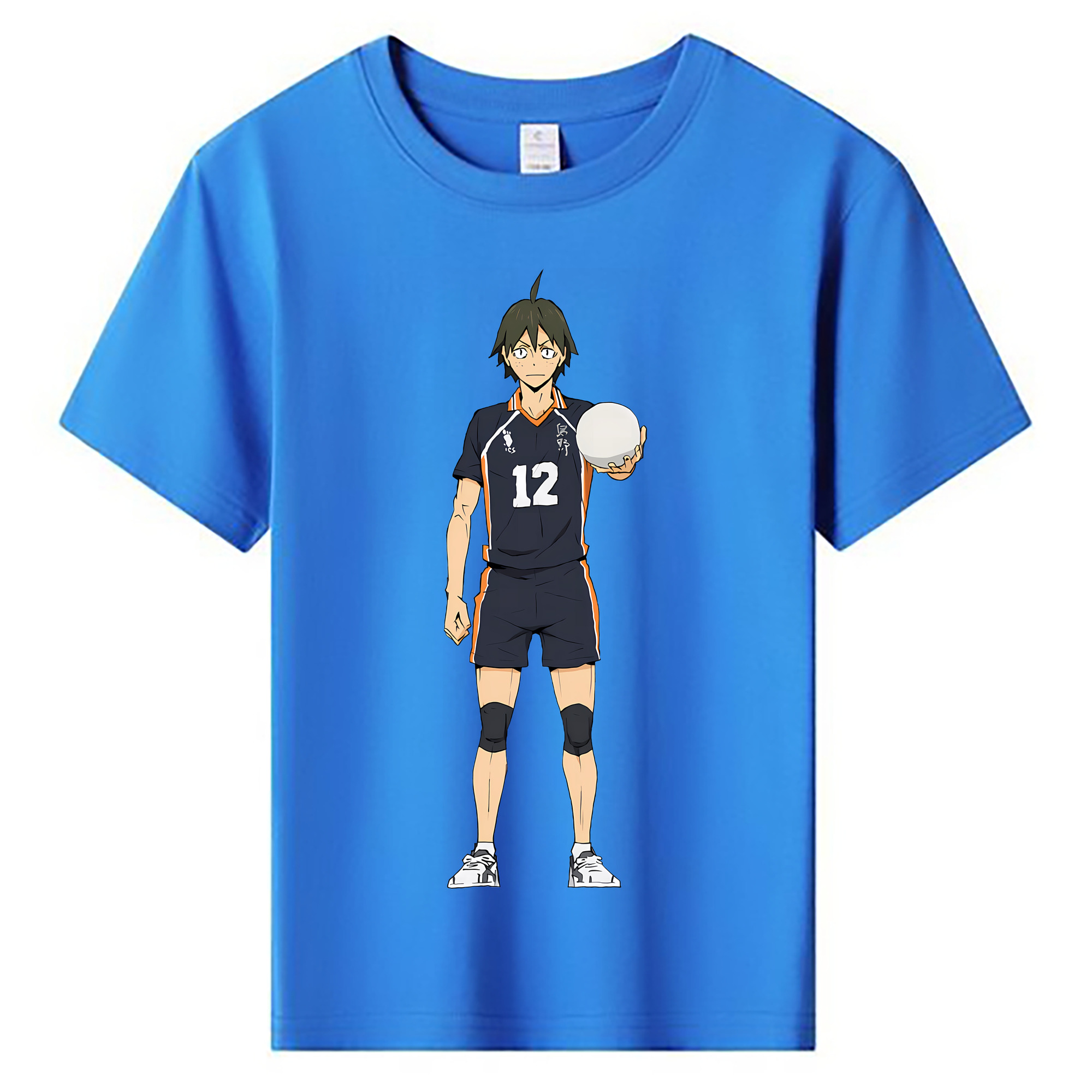（画像用） ハイキュー!! Haikyu!! 綿100％キッズTシャツ（フロントプリント）
